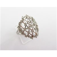 Ring Damiata Gioielli Woman in White Gold Zircone 288/102-D199 - 288/102-D199